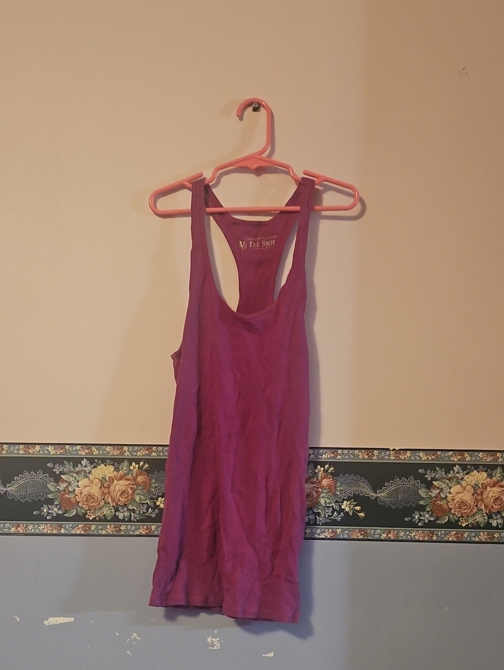 Women's Plum Racerback Tank Top - The Shop